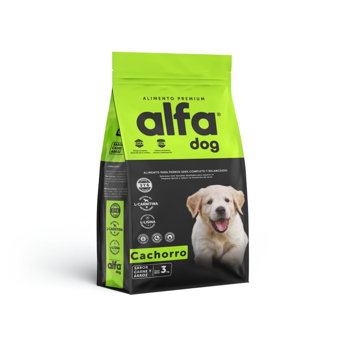 ALFA DOG - ALIMENTO PERROS ALFA DOG PREMIUM CACHORRO 3 KG