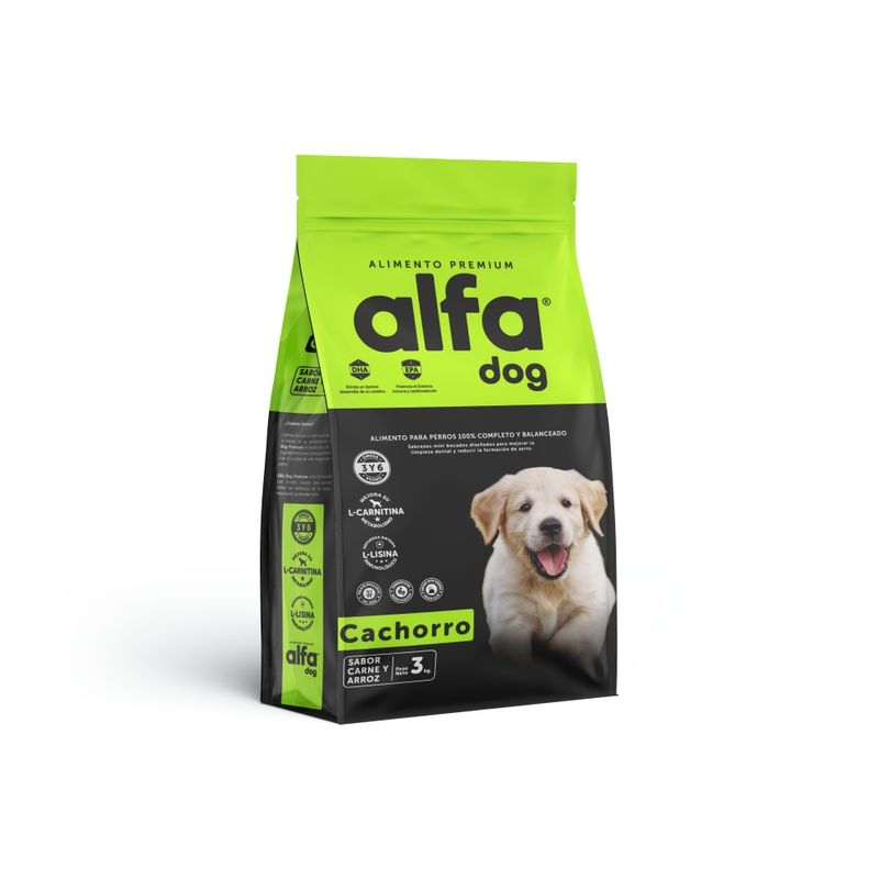ALFA DOG - ALIMENTO PERROS ALFA DOG PREMIUM CACHORRO 3 KG