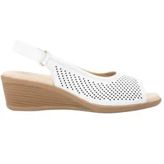 FLEXI - Sandalia Mujer Cuero Zura Blanco