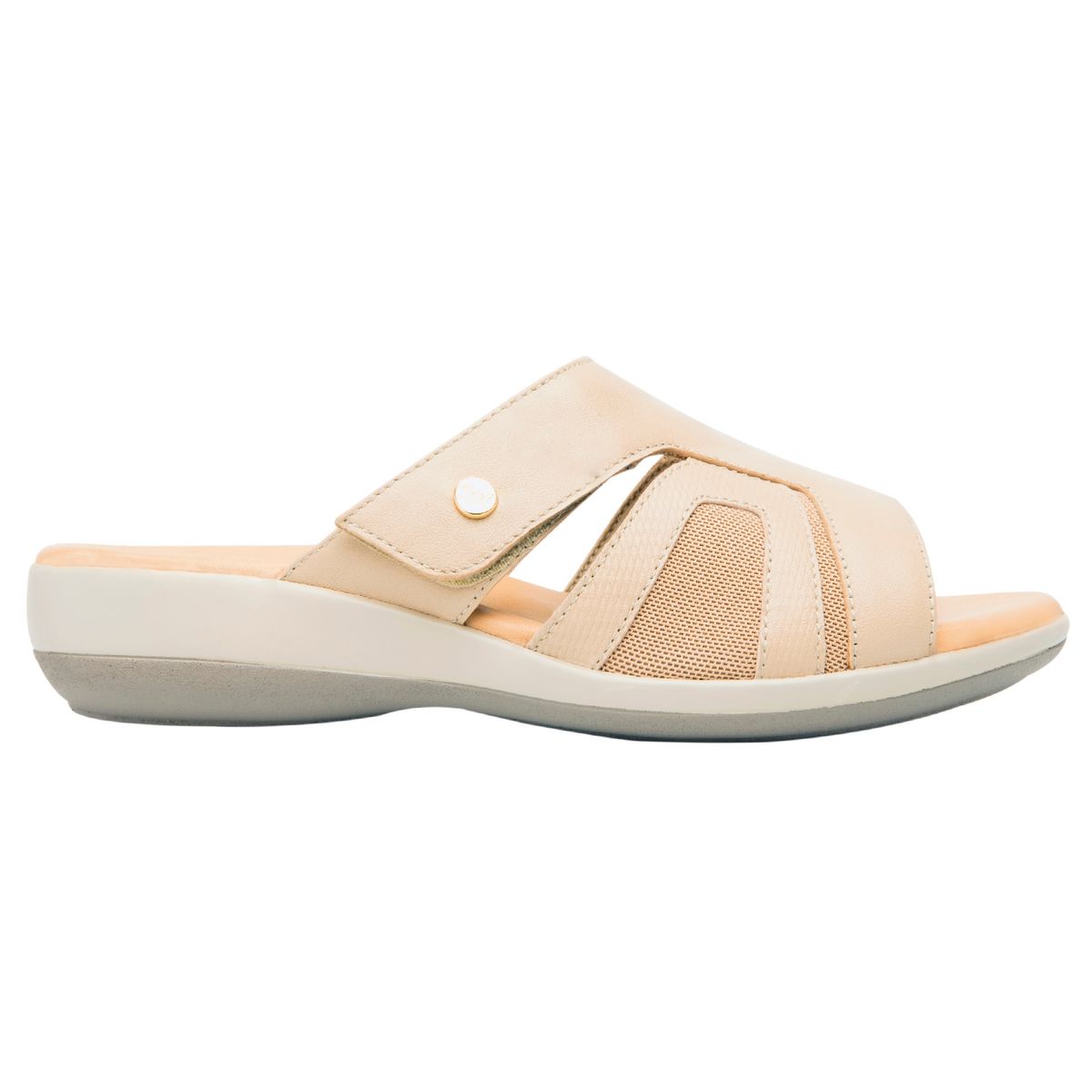 FLEXI - Sandalia Mujer Cuero Gaia Beige Flexi