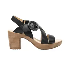 FLEXI - Sandalia Mujer Cuero Lory Negro
