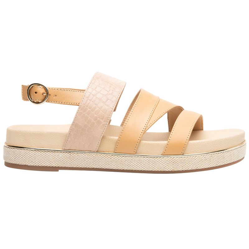 FLEXI - Sandalia Mujer Cuero Deyna Naranja Flexi
