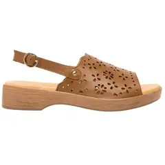 FLEXI - Sandalia Mujer Cuero Doha Café