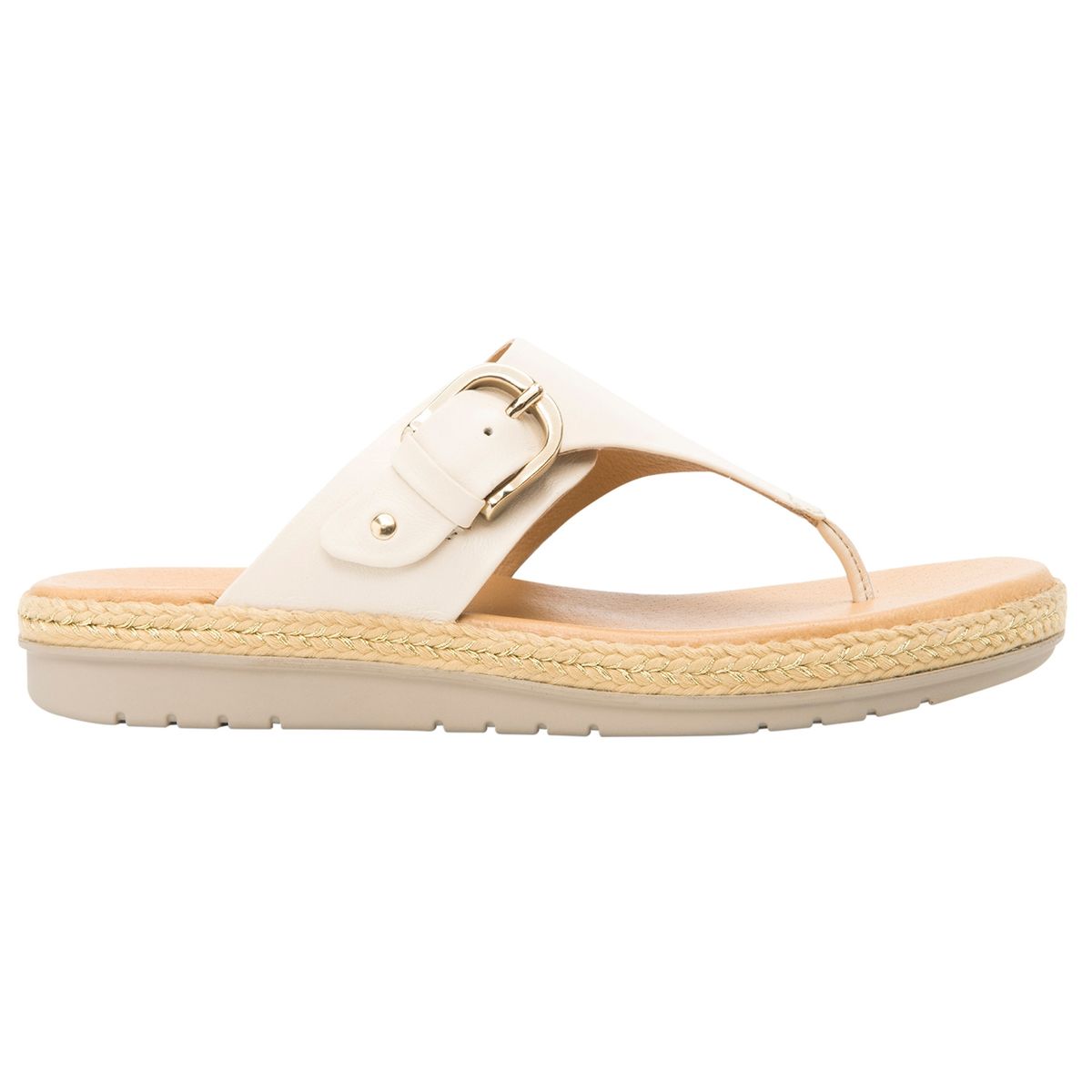 FLEXI - Sandalia Mujer Cuero Peonia Beige Flexi