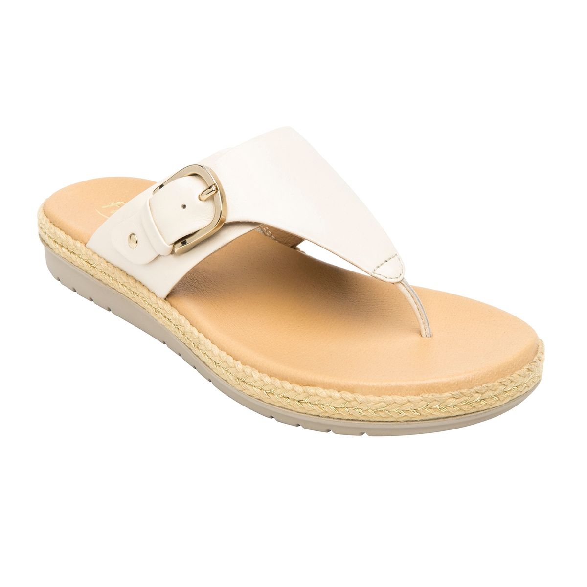 FLEXI - Sandalia Mujer Cuero Peonia Beige Flexi