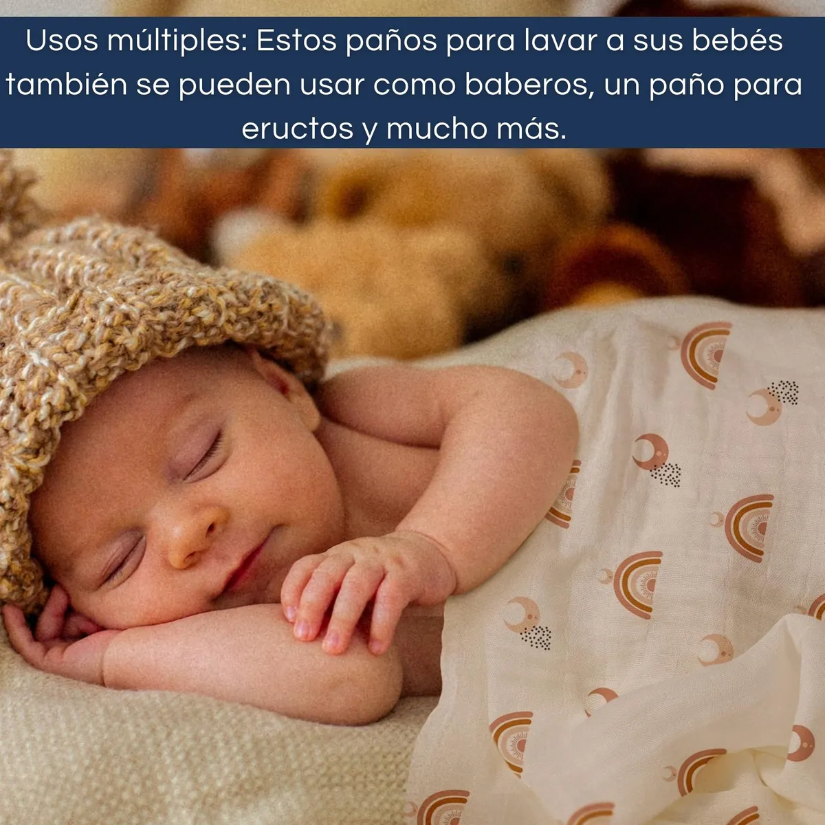 JUMP KIDS - Pack 4 Mantas De Algodón Para Bebés Jump Kids Surtido Niña