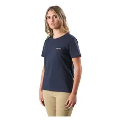 MARMOT - Polera Chest Logo Tee Azul