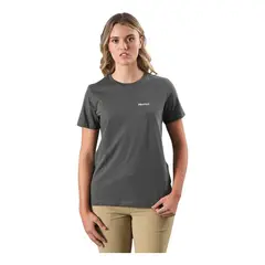 MARMOT - Polera Chest Logo Tee Gris