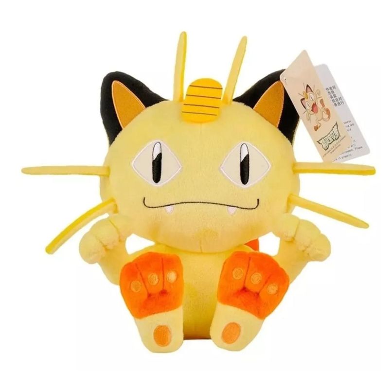 GENERICO - Juguete Peluche Pokemon Meowth 30cm Beige Infantil