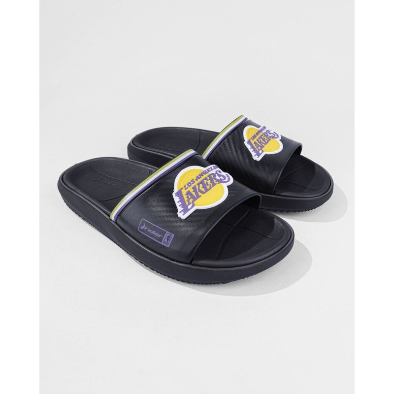 RIDER - Sandalia Hombre Negro Lakers NBA 516 Rider