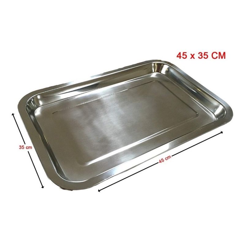 GENERICO - Pack 3 Bandeja Rectangular 45x35 Cm.