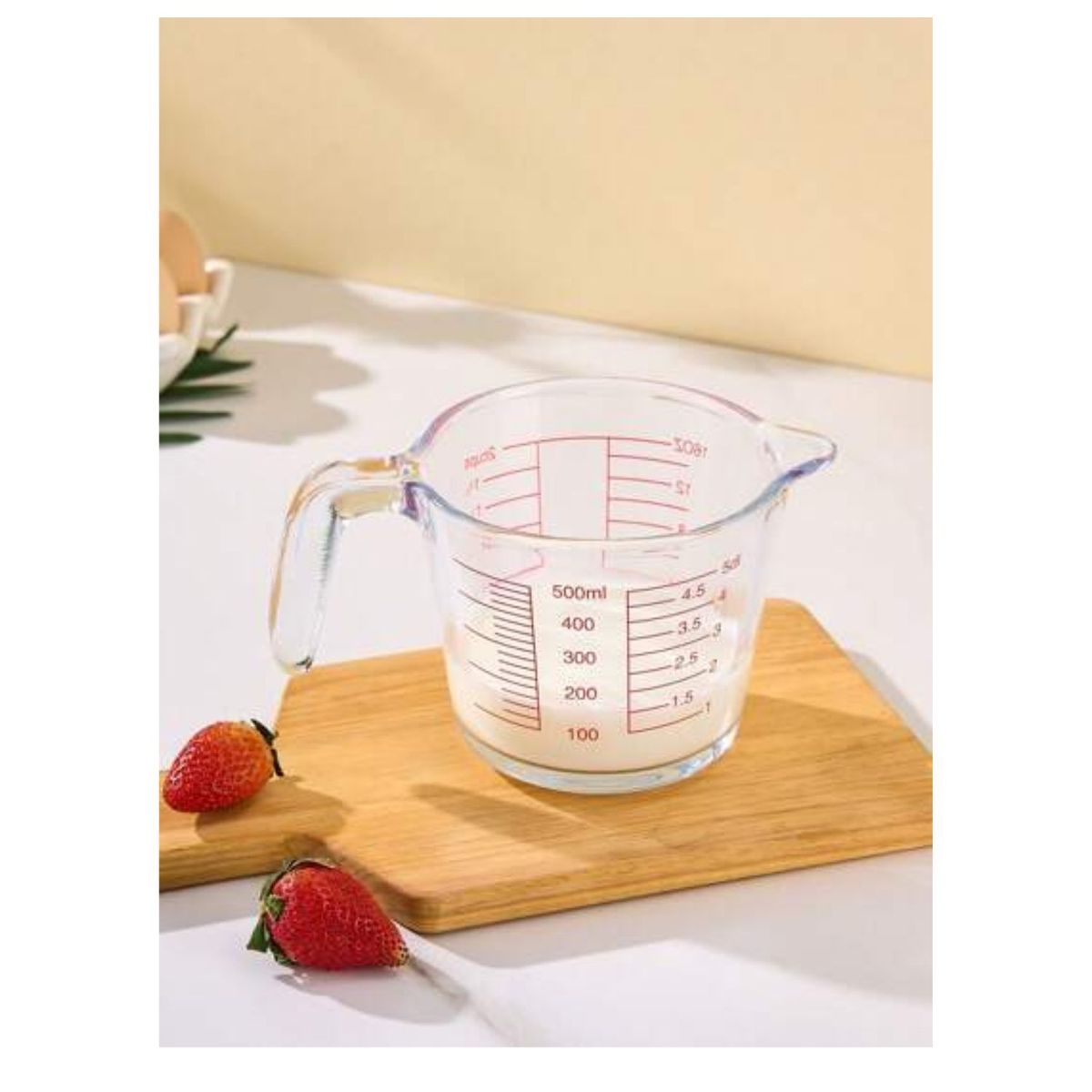 ALLEGRA - Jarra Medidora De Líquidos o Mezclas 500ml Vidrio