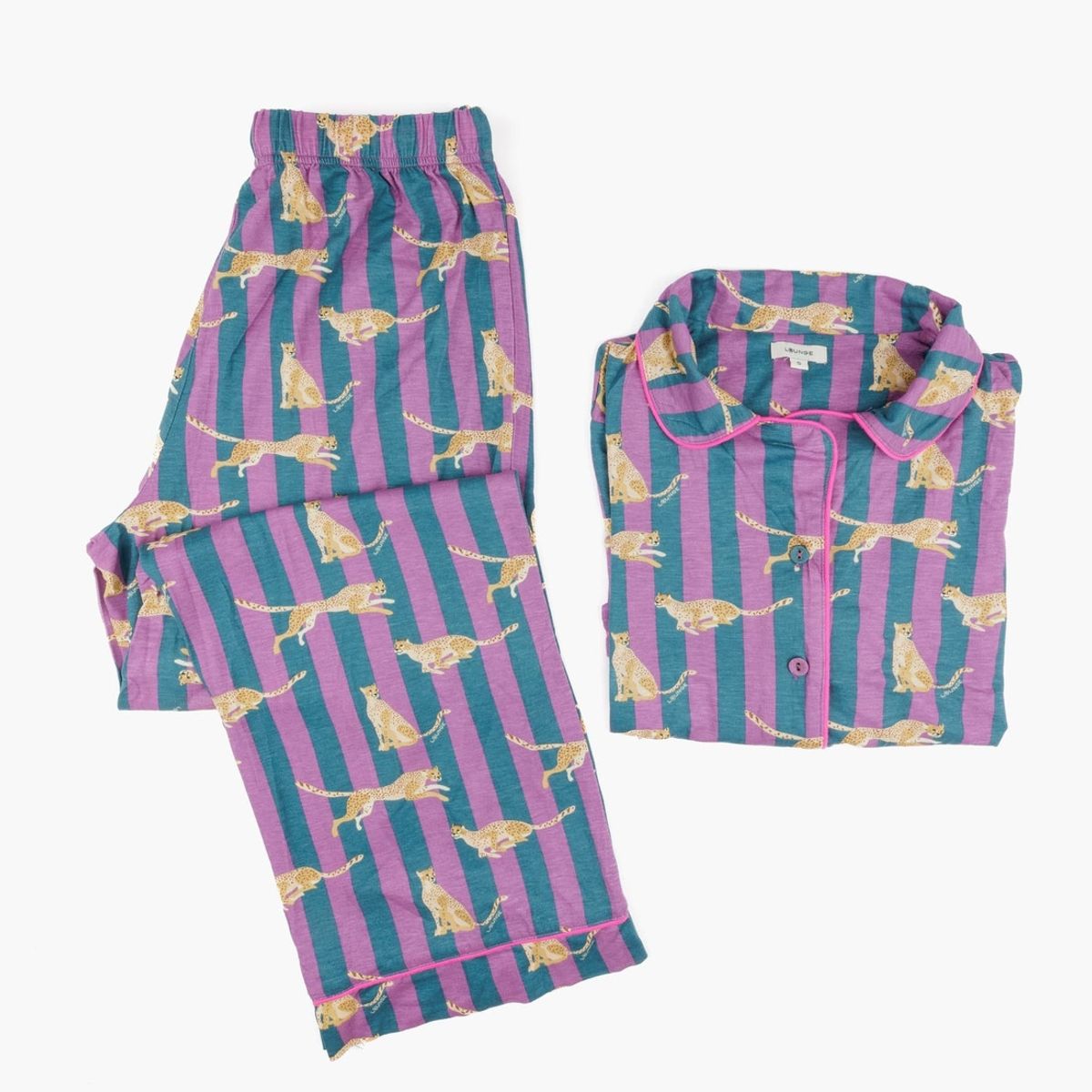 LOUNGE - Pijama Mujer Largo Tigres LOUNGE