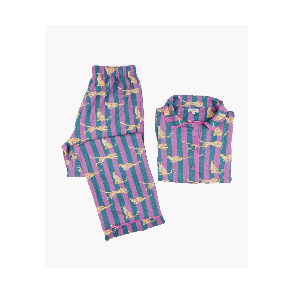 LOUNGE - Pijama Mujer Largo Tigres LOUNGE