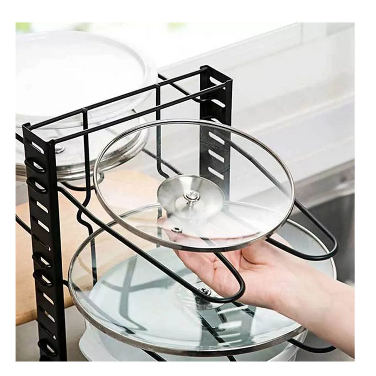 GENERICO - Organizador Estante Cocina Platos Ollas 5 Niveles