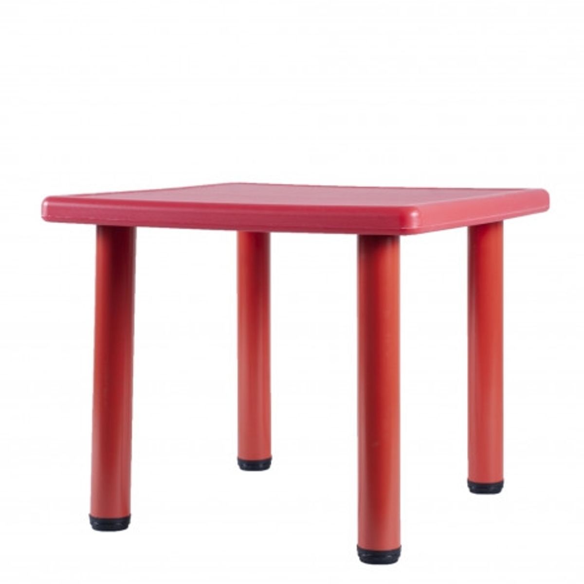 TALBOT - Mesa Infantil Cuadrada Rojo