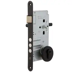 POLI - Cerradura Embutida Toulouse Black B60 Acceso 1/2