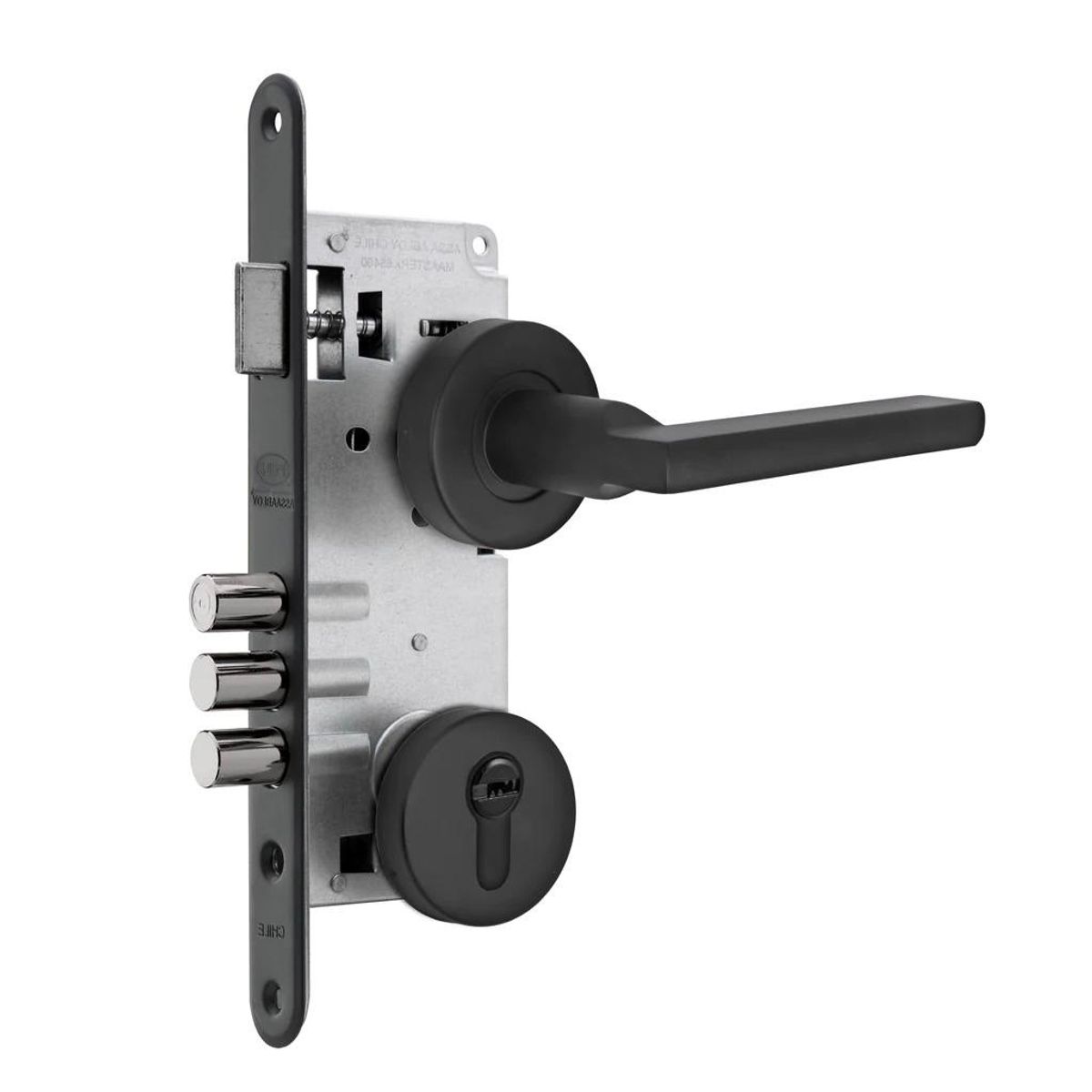 POLI - Cerradura Embutida Toulouse Black B60 Acceso 1/2