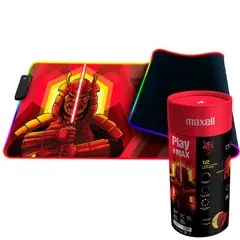 MAXELL - MousePad Gamer RGB Antideslizante Impermiable 80x30cm