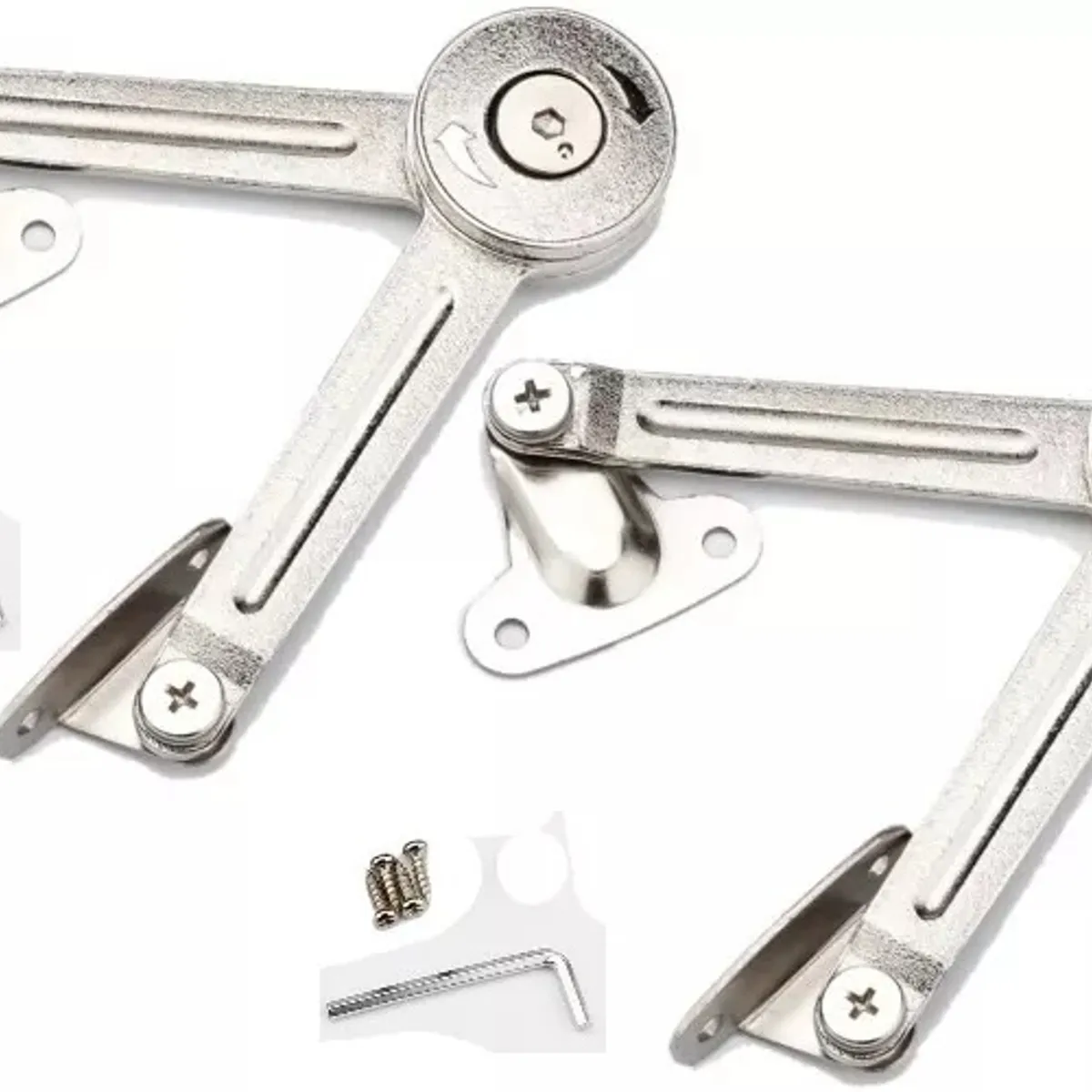 GENERICO - Brazo Bisagra Articulado De Fricción Soporte 2 Unidades