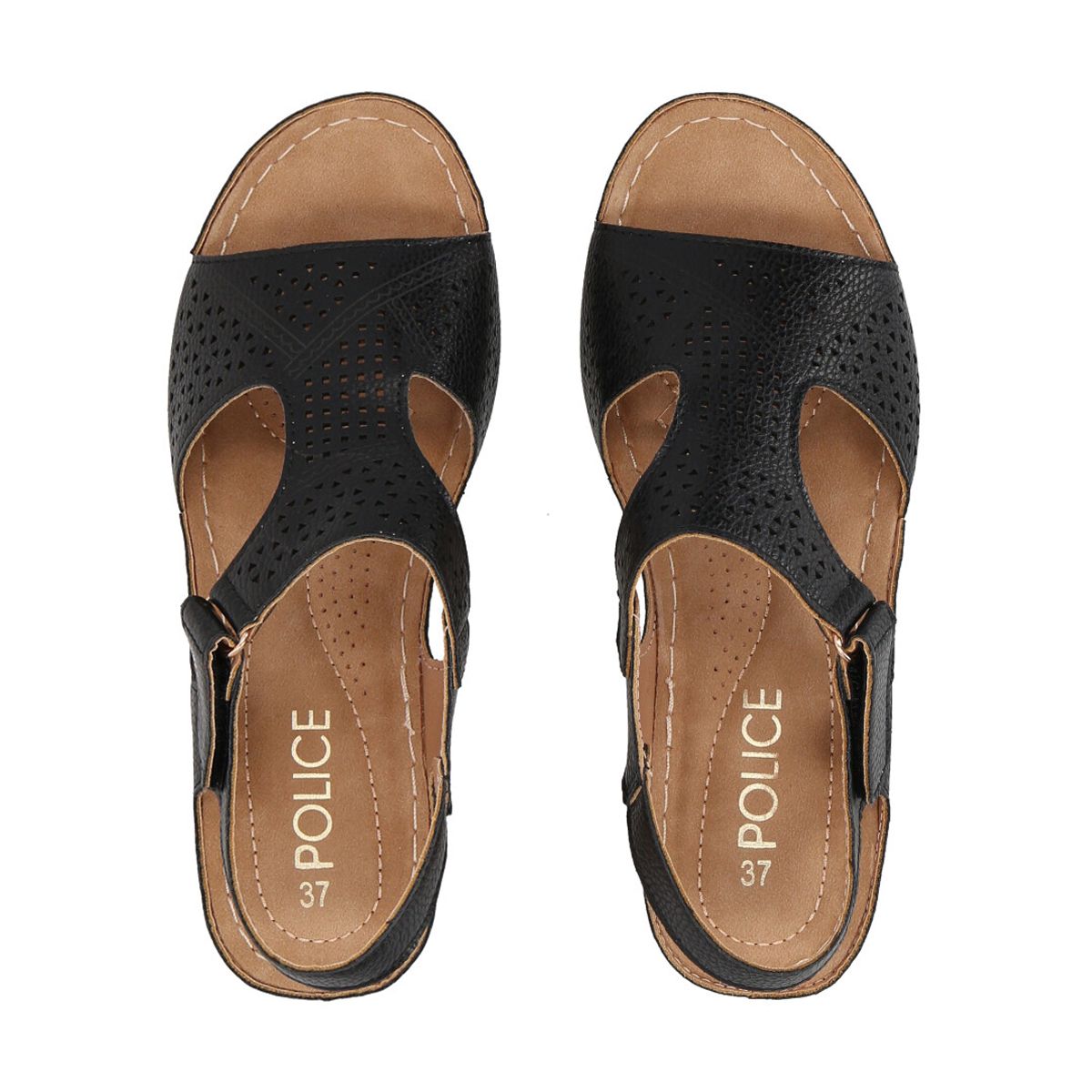 POLICE - Sandalia Mujer Negro Kylie Police