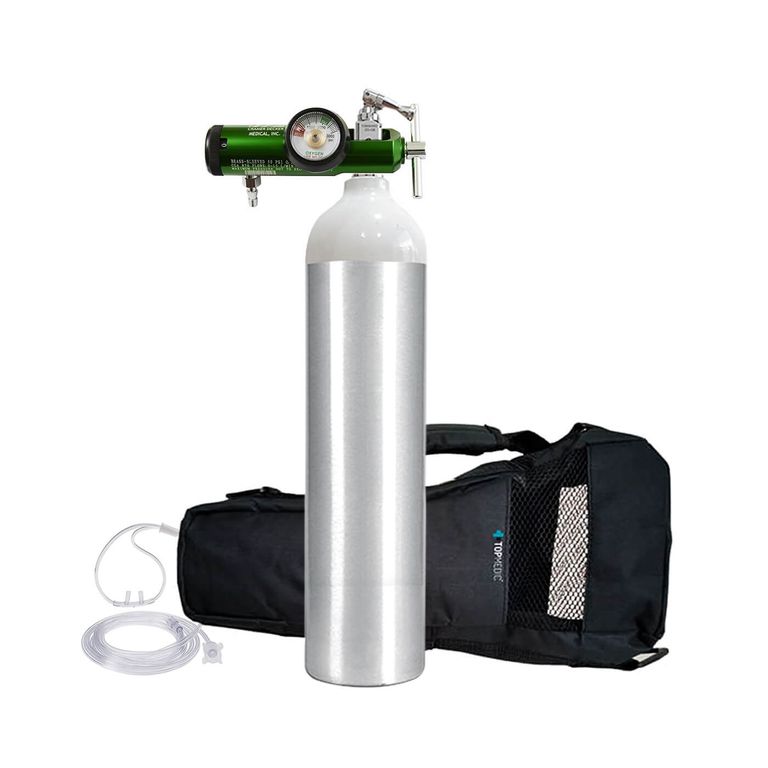 Cilindro de Oxigeno Portatil 168 Litros Kit Adulto