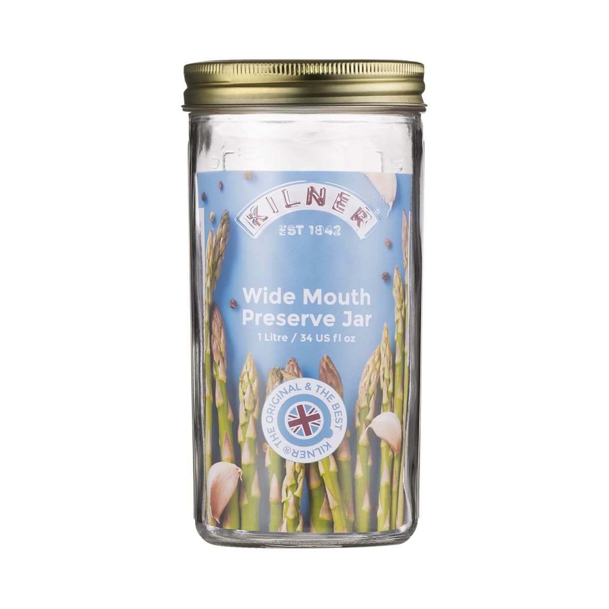 KILNER - Frasco Kilner Conservas Boca Ancha 1 Lt.