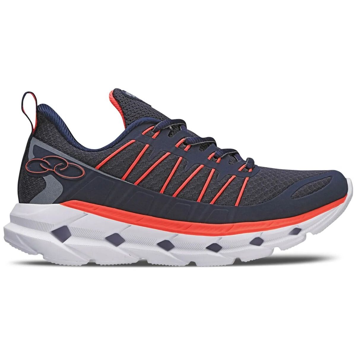 OLYMPIKUS - Zapatilla Infantil Cyber 3 Azul/Naranja Olympikus