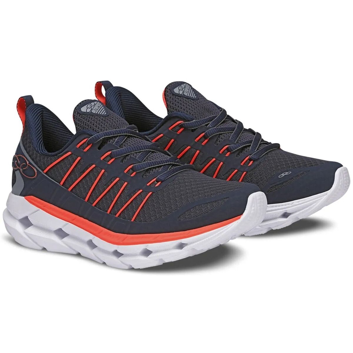 OLYMPIKUS - Zapatilla Infantil Cyber 3 Azul/Naranja Olympikus