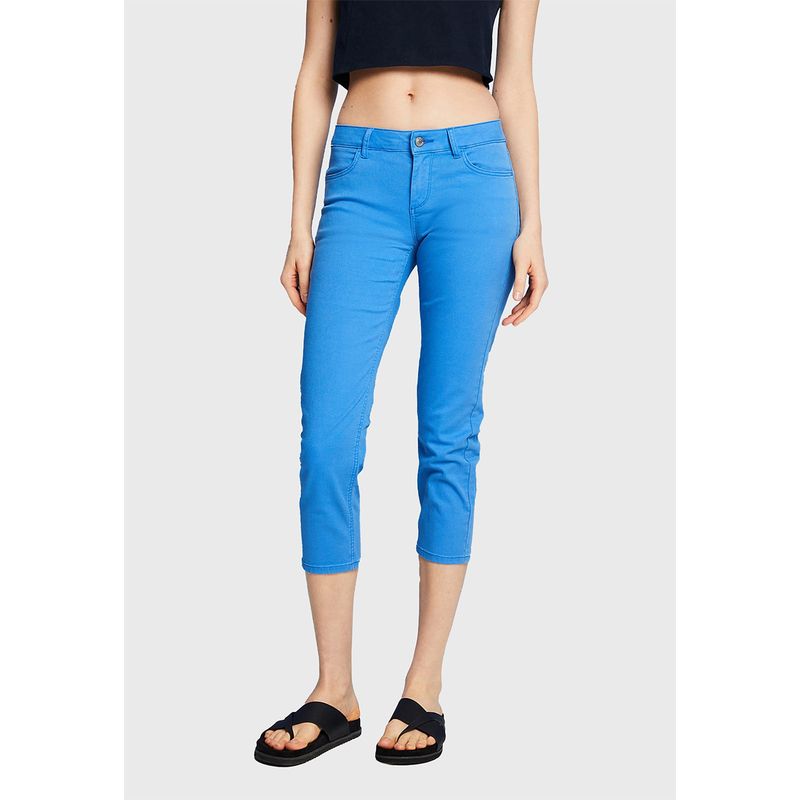 ESPRIT - Pantalón Capri En Algodón Ecológico Mujer Esprit ESPRIT
