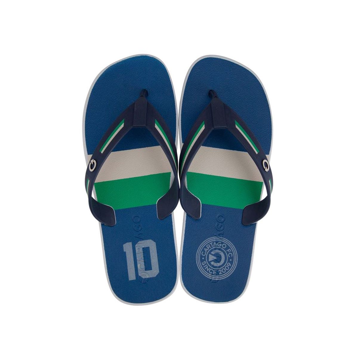 CARTAGO - Sandalia Hombre Verde/Blanco Detroit 428 Cartago