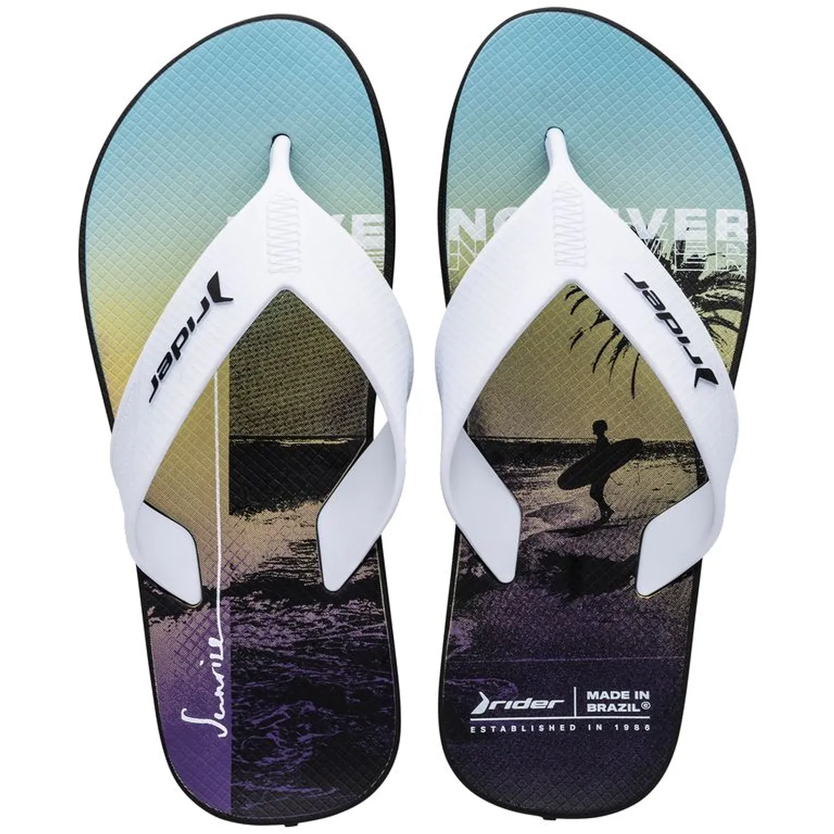 RIDER - Sandalia Hombre Blanco Style 415 Rider