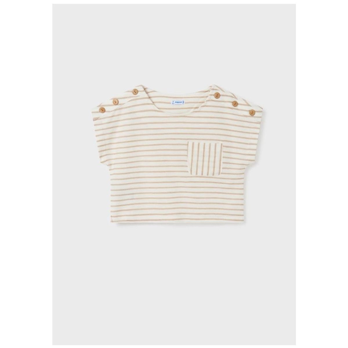 MAYORAL - Polera Manga Corta Niña Rayas