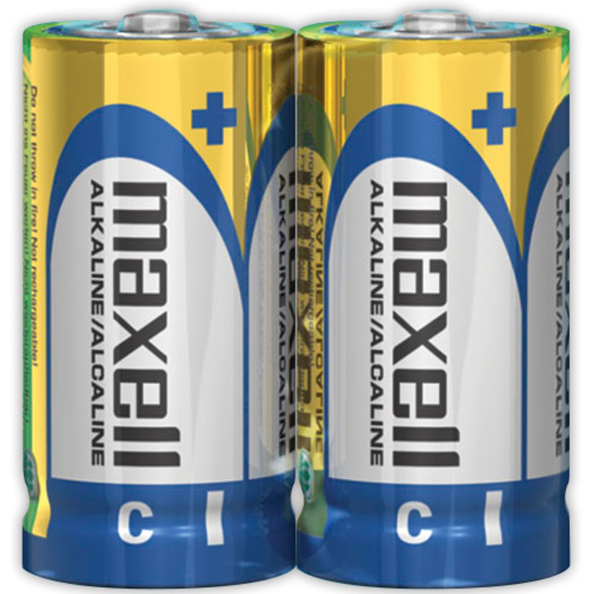 MAXELL - Pilas C LR14 x2 1.5V Alcalina Maxell Durabilidad y Potencia