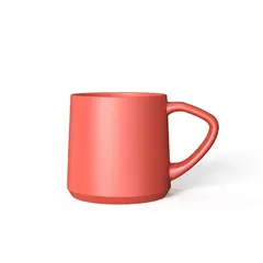 GENERICO - Pack 4 Tazas de Cerámica 90ml Roja
