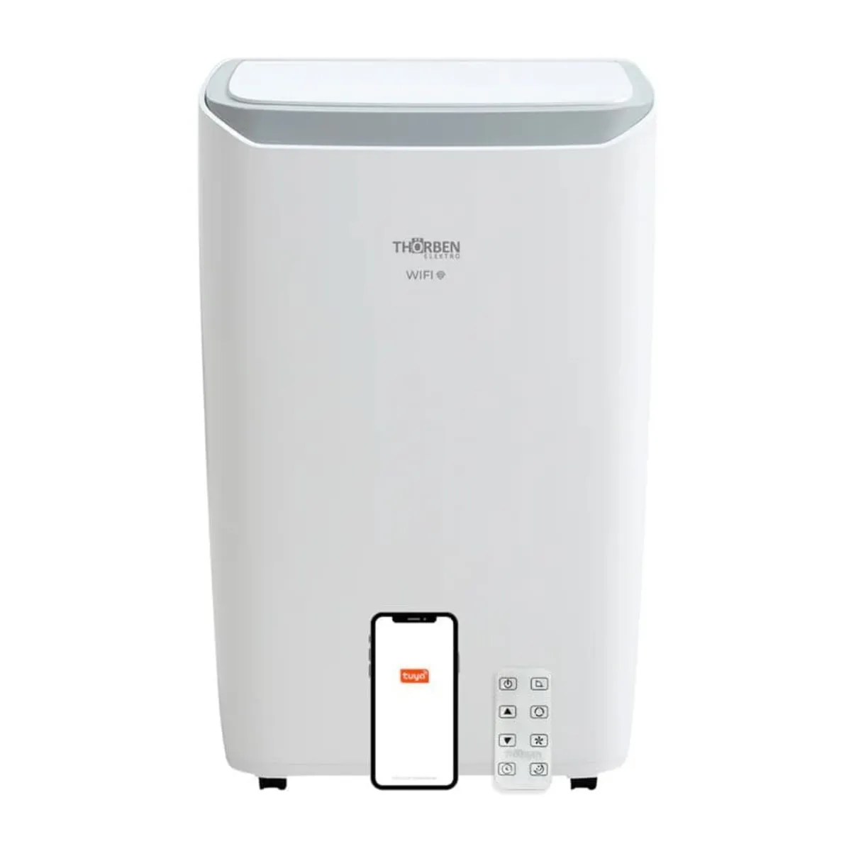 THORBEN - Aire Acondicionado Portátil Frio/Calor Thor Smart Pac 4En1 Wifi 9000 Btu