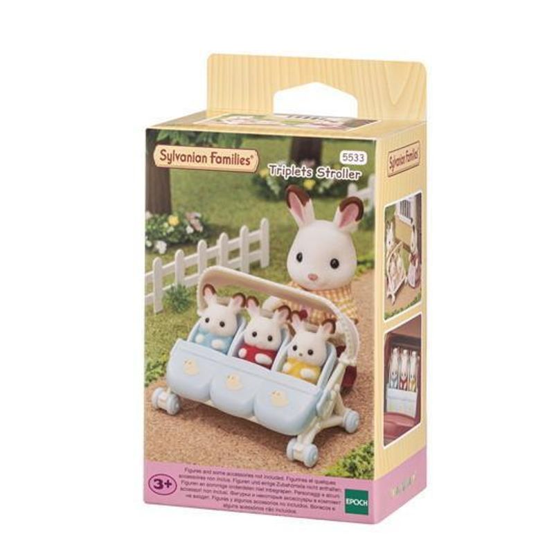 SYLVANIAN FAMILIES - Coche Para Trillizos Sylvanian Families
