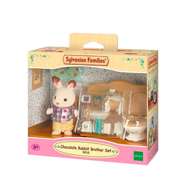 SYLVANIAN FAMILIES - Conejo con Set de Baño Sylvanian Families