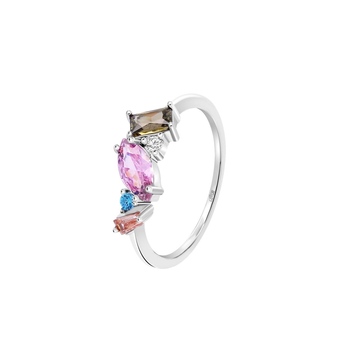 LOTUS SILVER - Aros LP3640-4/1 Lotus Silver Mujer Trendy