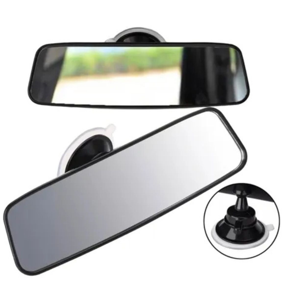 GENERICO - Espejo Retrovisor Panoramico Interior 9.5 Pulgadas