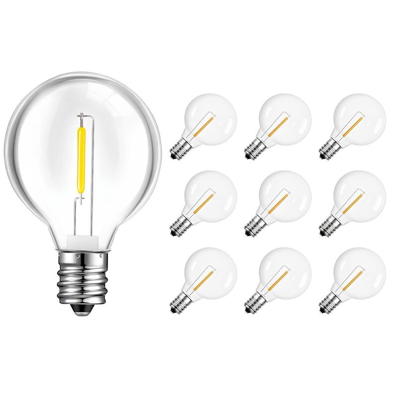 MAXWELL - Ampolletas Led Set de 10 G40 Maxwell para Guirnalda