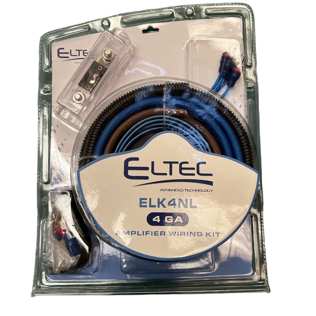 GENERICO - Kit De Cables Instalación Eltec De 4 Gauge Fusible 100Amp GENERICO