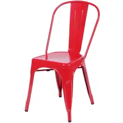 E CHAIRS BY MASLIAH - Silla Tolix Rojo Brillante X4