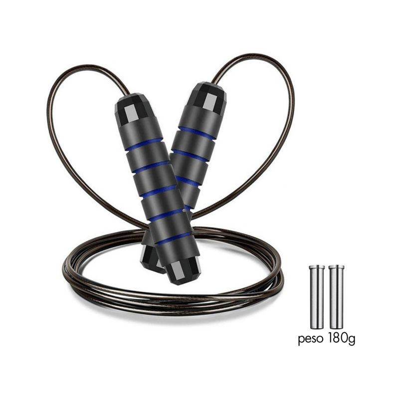 GENERICO - Cuerda Crossfit Saltar Con Peso Fuerza Ajustable Profesional