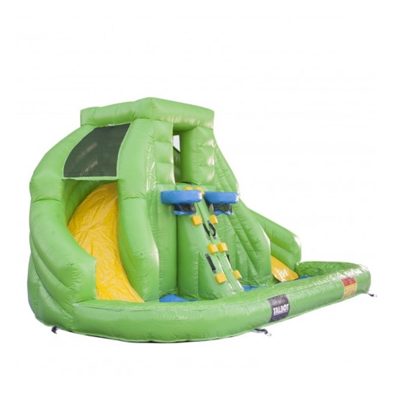 TALBOT - Juego Inflable Tobogán Dual Acuático 6x4 Metros