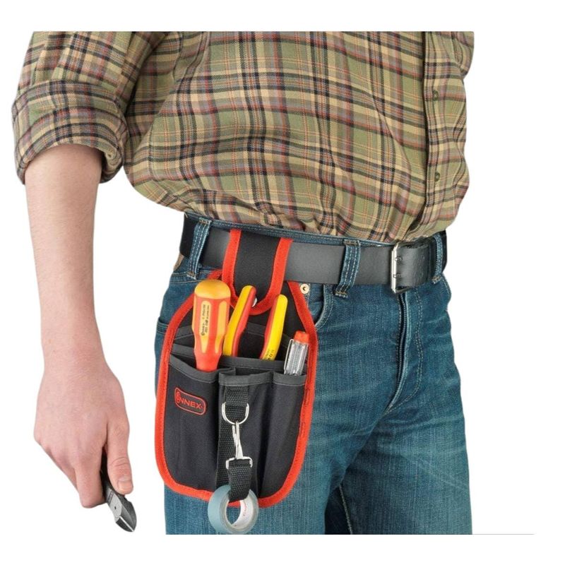 GENERICO - Funda Cinturon Porta Herramienta Carpinteria Bolso