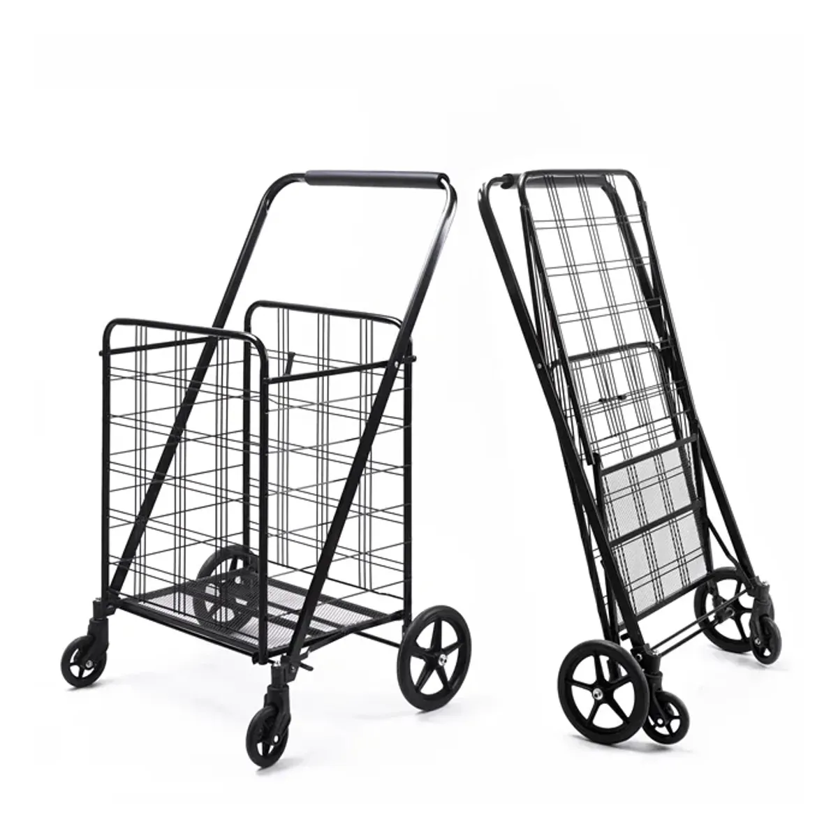 GENERICO - Carrito Para Compras Plegable Supermercado  Feria