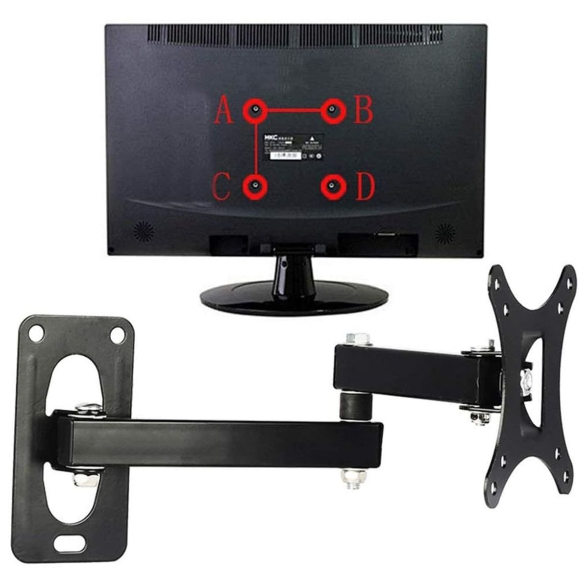 GENERICO - Soporte De Pared Para Televisión Brazo Movil De 10 - 32