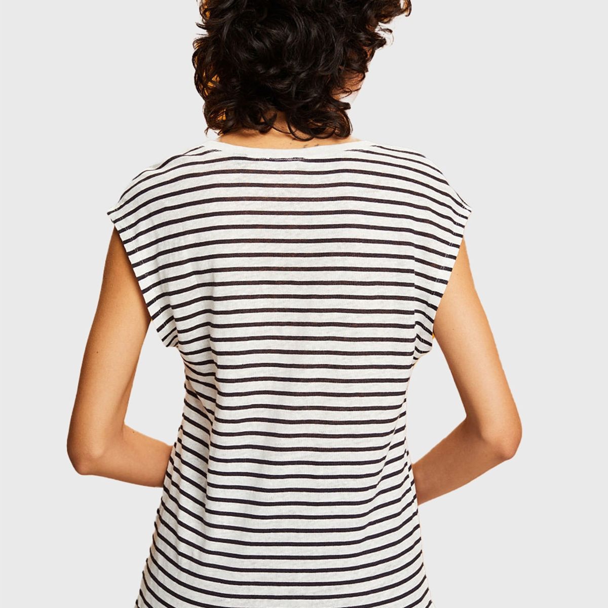 ESPRIT - Polera A Rayas Cuello V Mujer Esprit ESPRIT
