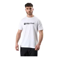 MARMOT - Polera Logo Tee Blanco